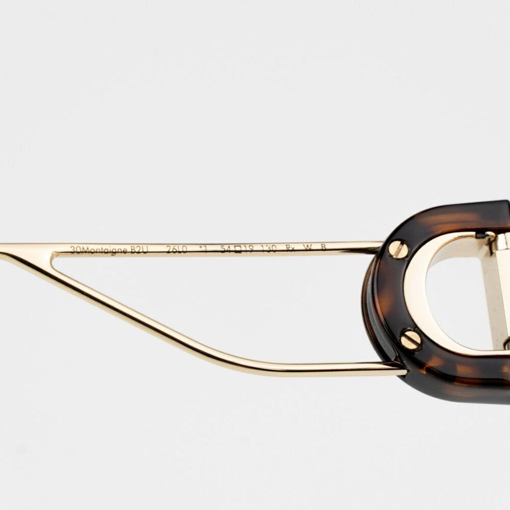 NEW Dior 30MONTAIGNE B2U CD40082U 53Y 26L0 Havana Brown Sunglasses - Picture 13 of 14
